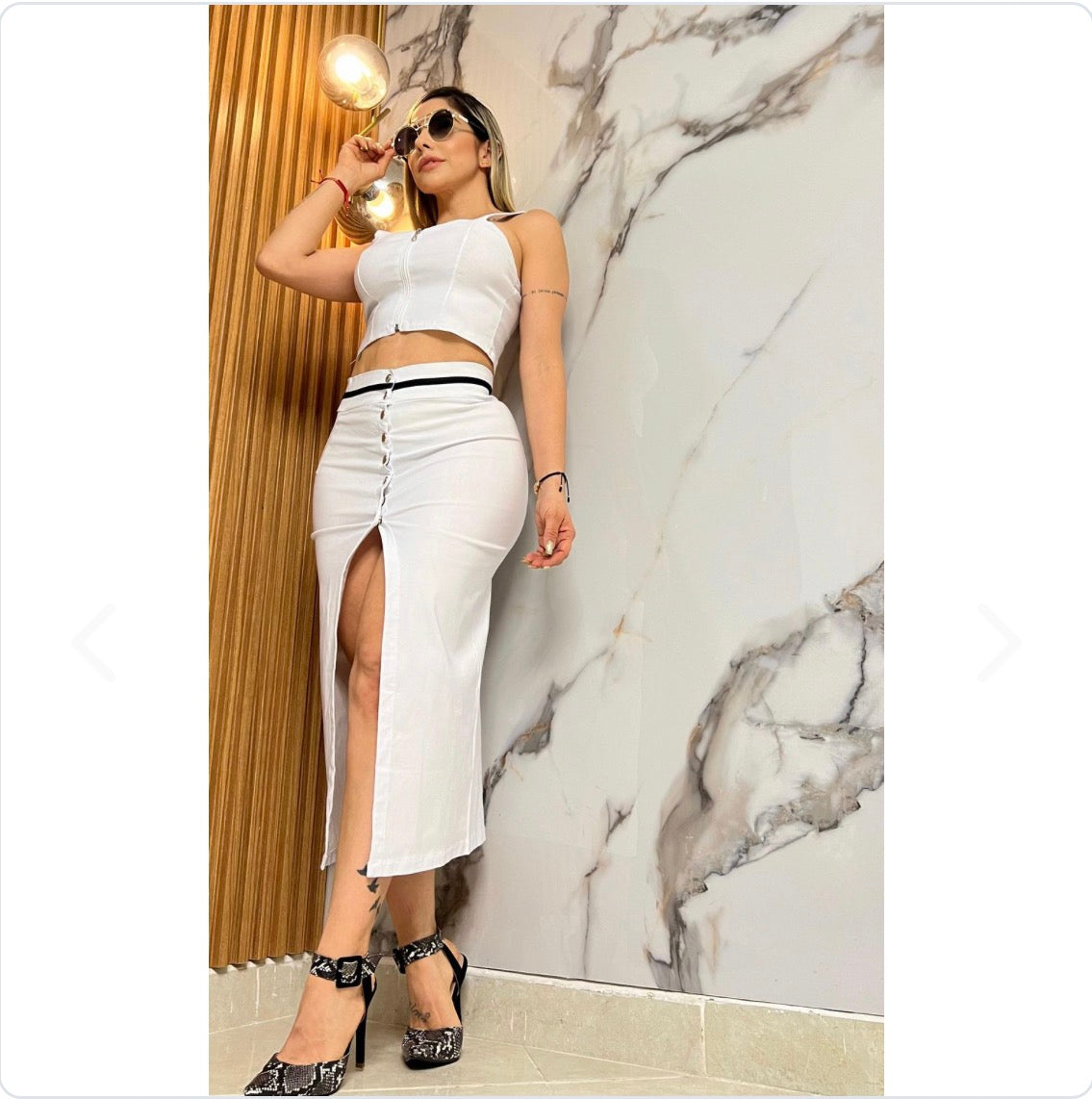 Conjunto Falda Y Blusa 2132