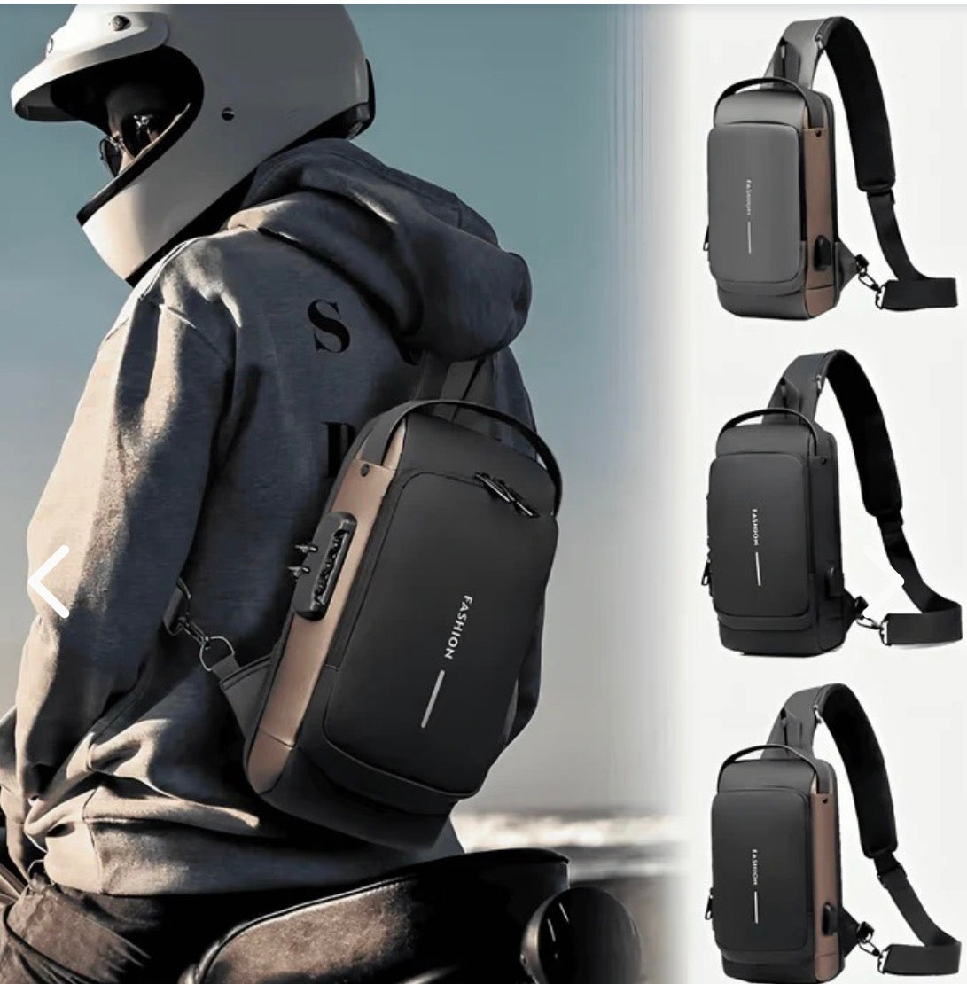 Bolso Bandolera Antirrobo Clave Usb