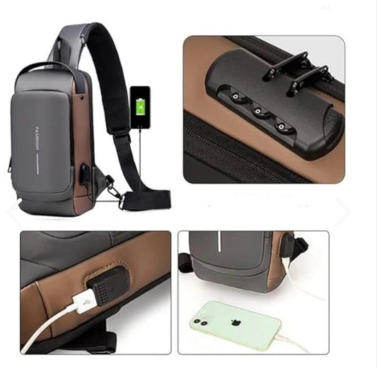 Bolso Bandolera Antirrobo Clave Usb